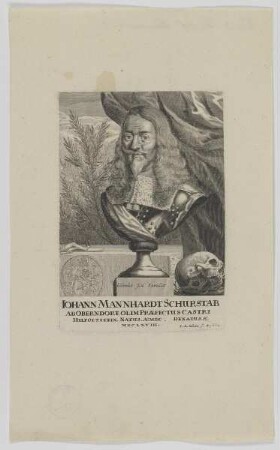 Bildnis des Iohann Mannhardt Schurstab ab Oberndorf