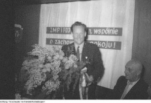Görlitz, Radrennen Internationale Friedensfahrt, Kulturveranstaltung anlässlich der Friedensfahrt, 4. Mai 1952