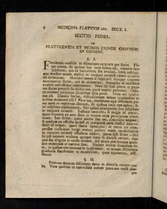 4-23, Sectio Prima - Sectio Secunda