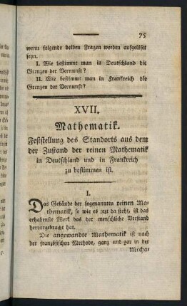 75-93, XVII. Mathematik.