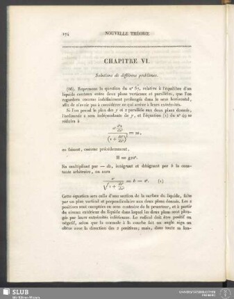 Chapitre VI. Solutions de différens problèmes