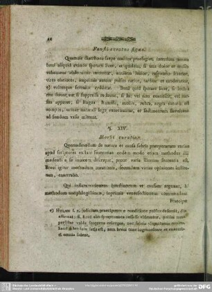 §. XIV. Morbi curatio