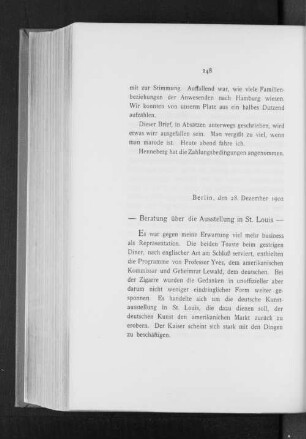 Berlin, den 28. Dezember 1902