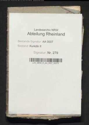 Protokoll des Verkaufs der Mobilien und Effekten