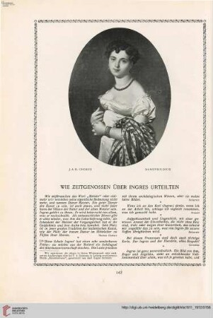 27: Wie Zeitgenossen über Ingres urteilten