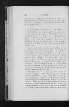 4. Die ältere Kriegsverfassung des Landes.