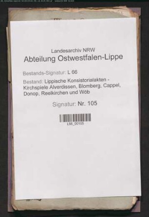 Restanten und Pfändungen des Rezeptors