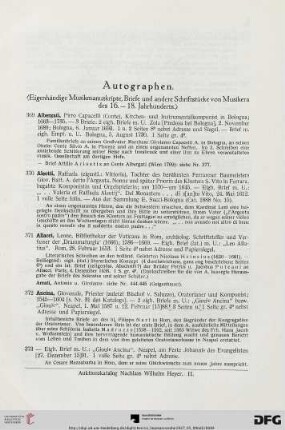Autographen (Nr. 369-577)