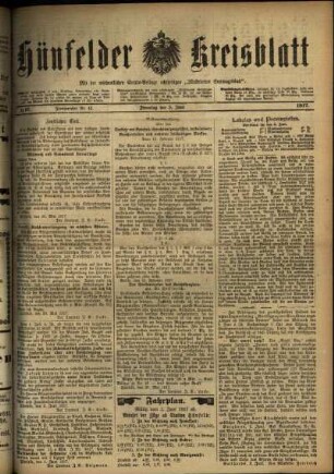 Ausgabe vom Dienstag, den 05. Juni 1917.