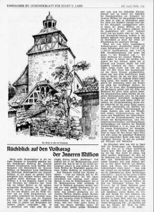 Rückblick auf den Volkstag der Inneren Mission