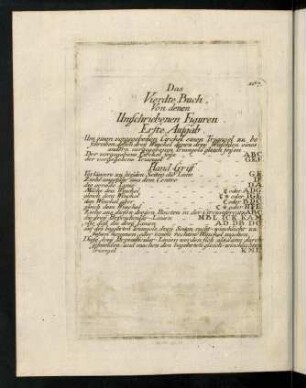167-184, Das Vierdte Buch Von denen Umschriebenen Figuren.