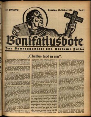 Ausgabe vom Sonntag, den 15. März 1936.