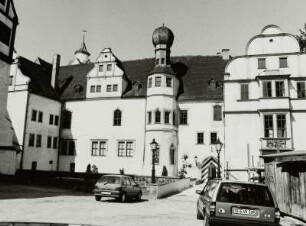Glauchau, Schloss Hinterglauchau, Ansicht von Westen