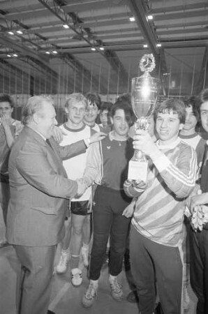 Hallenfußball-Turnier der Karlsruher Schulen