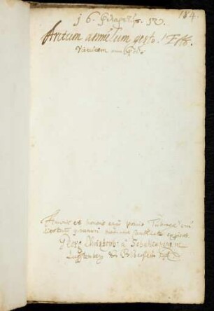 184r, Schallenberg, Georg Christoph von