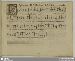 LXXXI. Dederunt apostoli