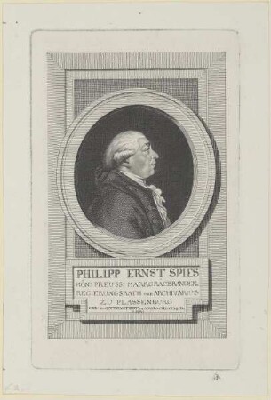 Bildnis des Philipp Ernst Spies