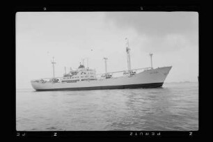 Cap Vilano (1955), Frachtschiff (reefer), Hamburg Südamerikanische Dampfschifffahrts-Gesellschaft A/S & Co KG (HSDG), Antwerpen, Bau-Nr. 896