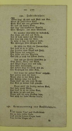 190. Zufriedenheit