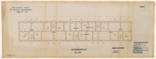 Wohnhausbebauung Seegefelder Straße für Harre, Berlin-Spandau: Haus 19-23, Grundriss Kellergeschoss 1:100