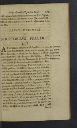 Caput Decimum - Undecimum