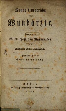 Neuer Unterricht für Wundärzte, 2,1