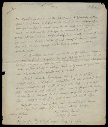 Brief von Wilhelm Grimm an Paul Wigand