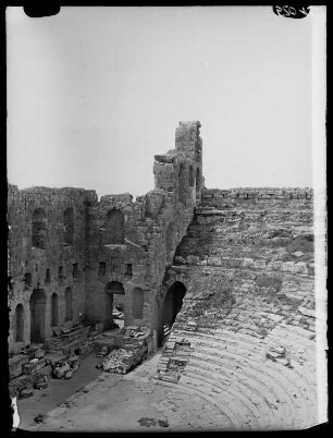 Athen, Odeion des Herodes [Atticus] inneres von oben