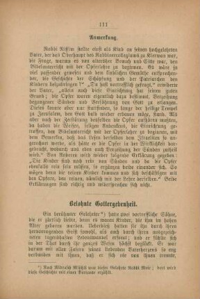 Belohnte Gottergebenheit