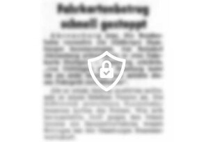 Fahrkartenbetrug schnell gestoppt