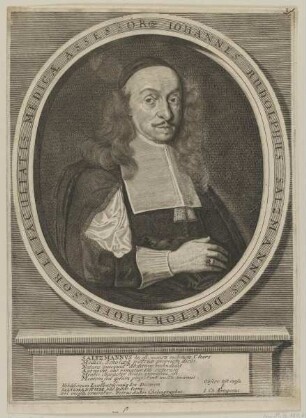Bildnis des Iohannes Rudolphus Salzmannus