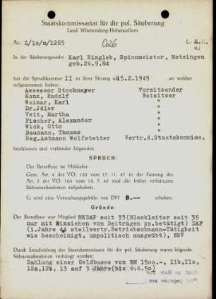 Ringleb, Karl