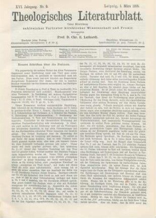 97-99 Neuere Schriften über die Psalmen