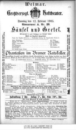 Phantasien im Bremer Ratskeller