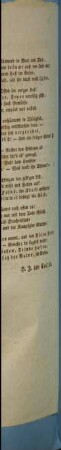 An Hormayr : Du liebst mich! - Sieh, das hebet mich mächtiger ...