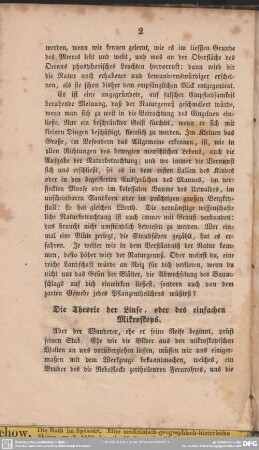 Die Theorie der Linse, oder des einfachen Mikroskops