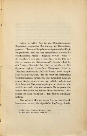 Cephalhaematoma neonatorum ...