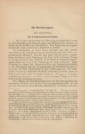 Die Bundesorgane.