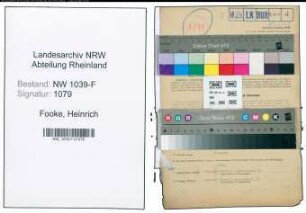 Entnazifizierung Heinrich Fooke , geb. 27.01.1908 (Monteur)