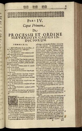 Caput Primum. - Caput XV.