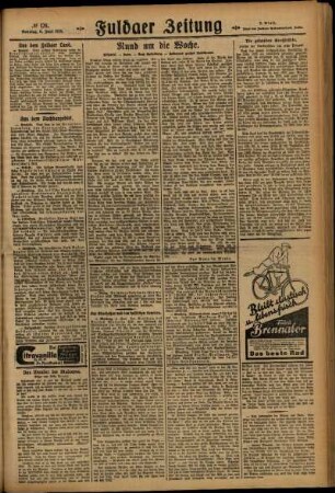 Zweite Ausgabe vom Sonntag, den 06. Juni 1926.