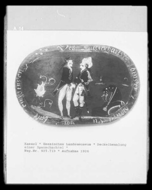 Schachtel Deckel Spanschachtel