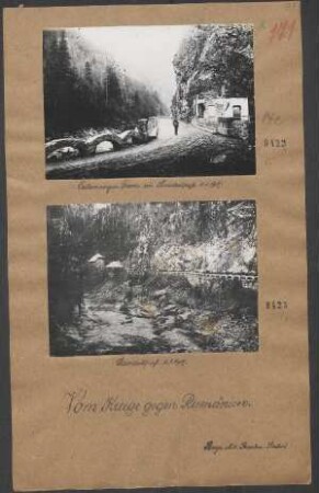 Österr.-ungar. Grenze im Szurdukpaß