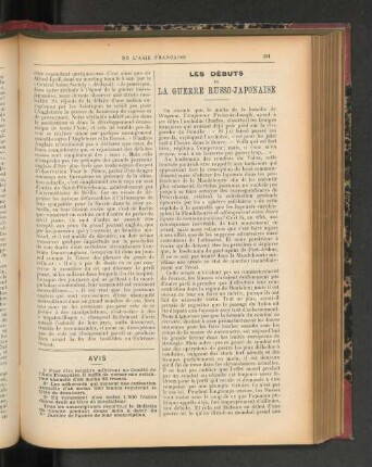 Les Dèbuts de la Guerre Russo-Japonaise.