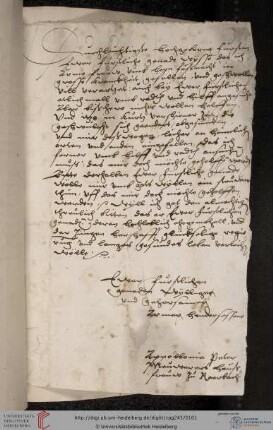Apollonia Peler zu Rohrbach, Brief an eine Fürstin