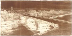 Fischer, Theodor; Jena; Camsdorfer Brücke - Perspektive