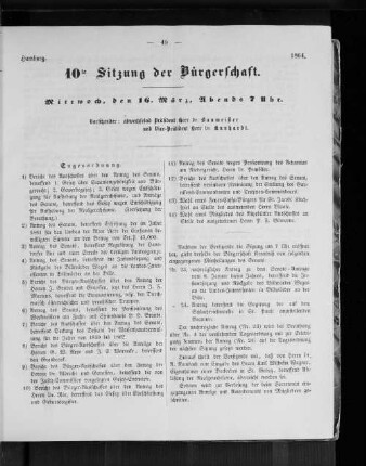 10te Sitzung