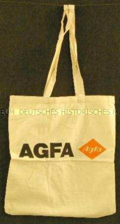 Beutel mit Agfa-Werbung