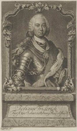 Bildnis des Iohann Friderich, Fürst zu Schwarzburg-Rudolstadt