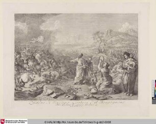 [Das Volk Israel durchquert das Rote Meer; Der Zug der Israeliten durch das rothe Meer; Le passage de la mer Rouge par les Hébreux]